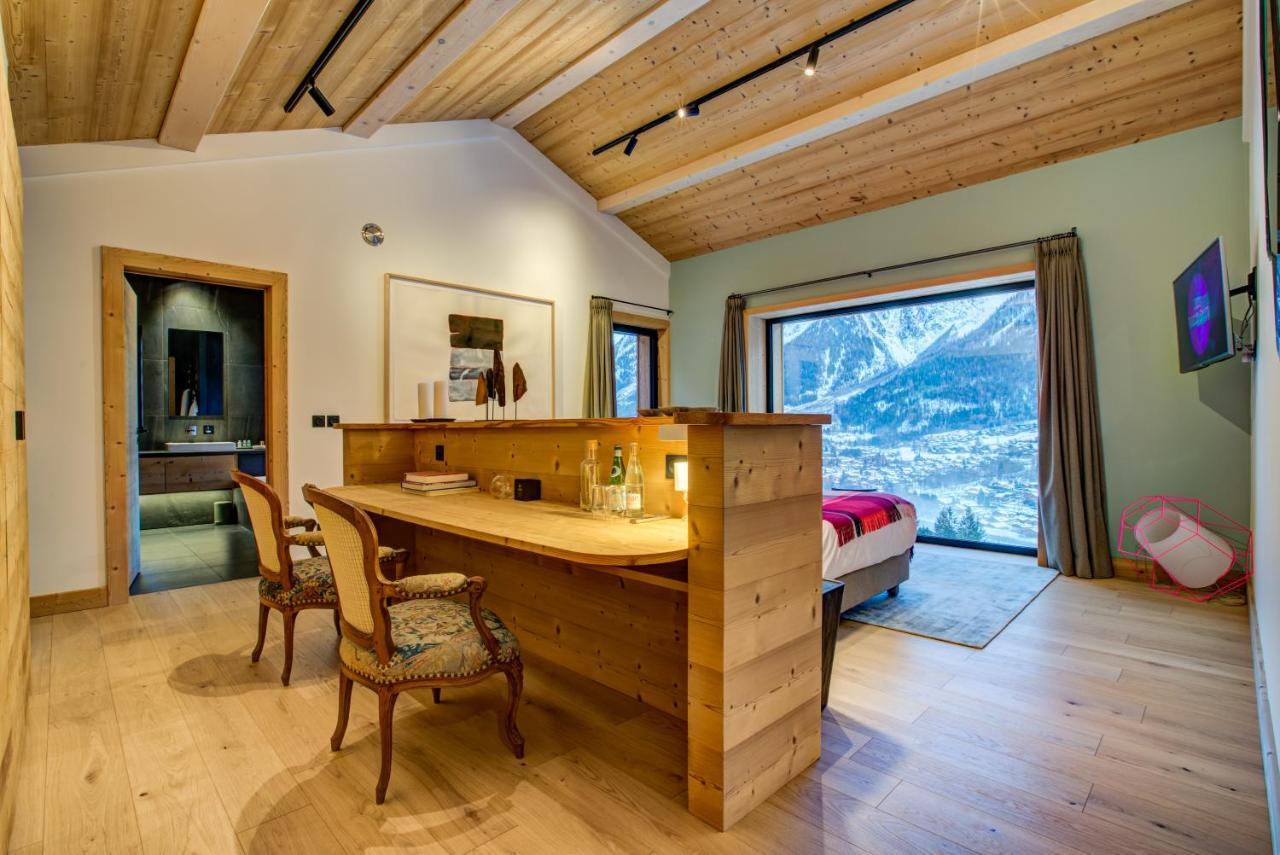 Le Chalet Mont Blanc Лез-Уш Экстерьер фото